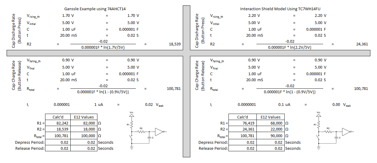 Debounce Calculations