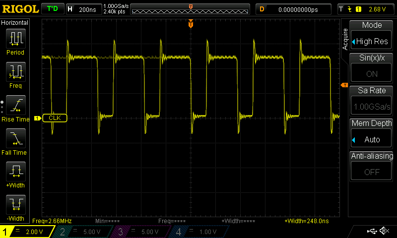 ADC Chip Select PORT Command in For Loop