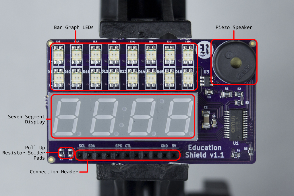 I2C Display Add-on Visual Guide