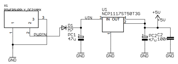 Arduino UNO R3 LDO Subsystem